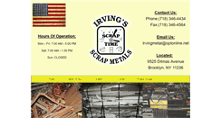 Desktop Screenshot of irvingmetal.com